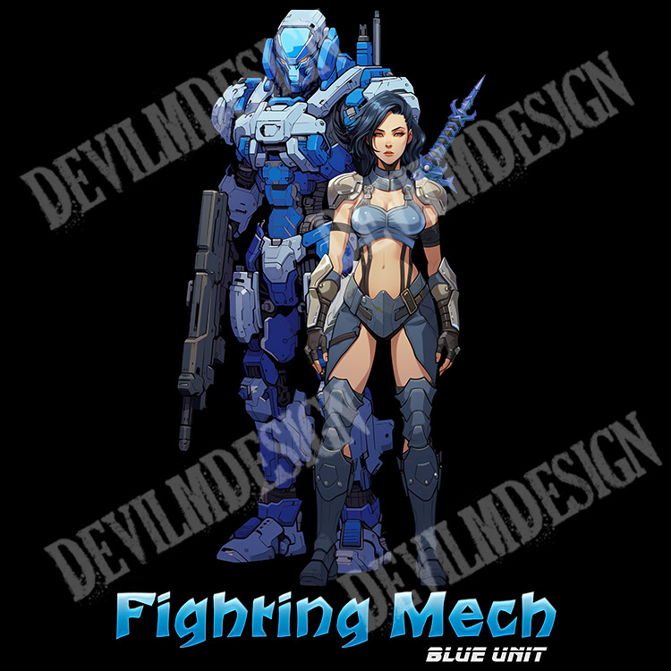 Fighting Mech (Blue Unit)