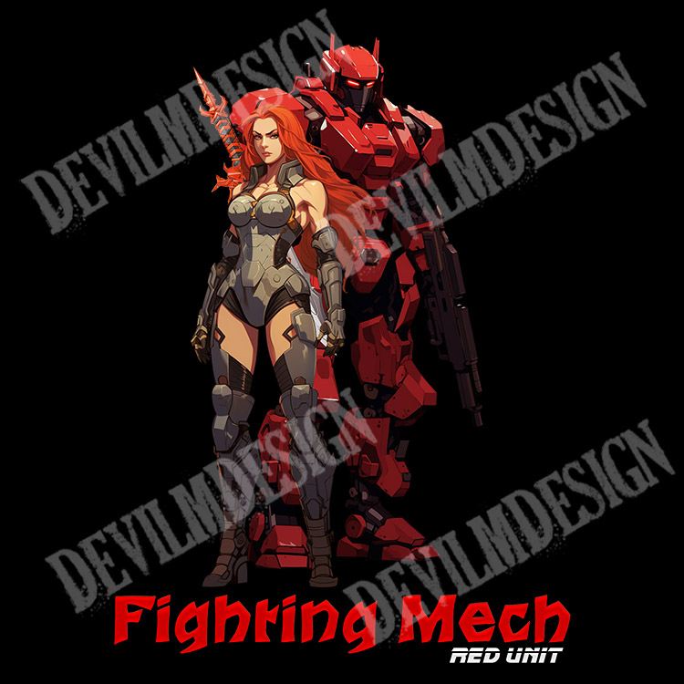 Fighting Mech (Red Unit)