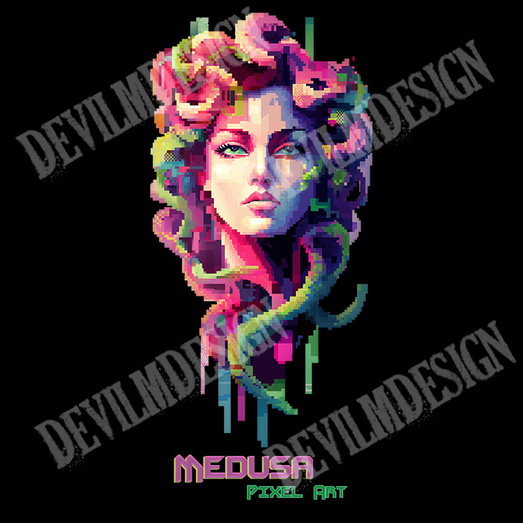 Medusa-Pixel-Art